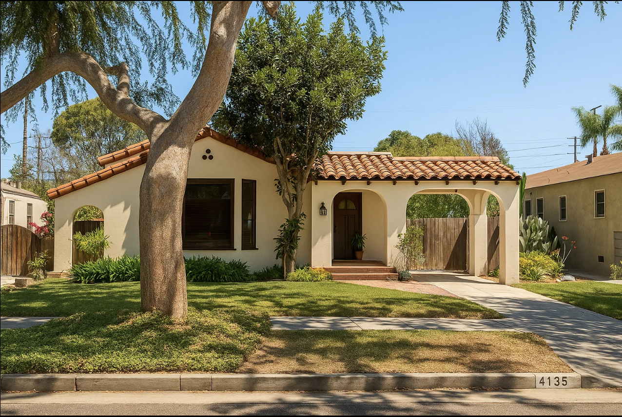 Culver City 3-bedroom living area — lease-option property offered by LiquidLink
